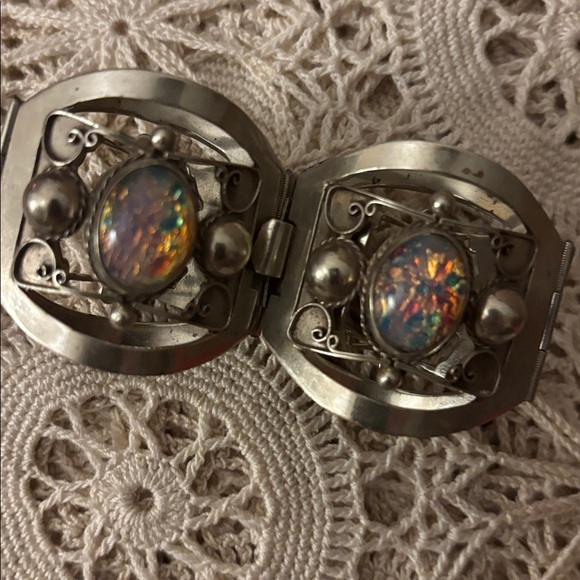 Vintage Sterling 925 Taxco link bracelet - Picture 12 of 13